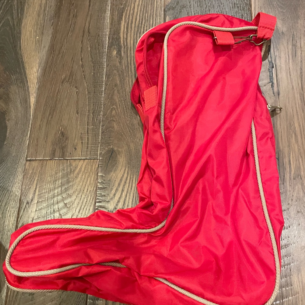 Boot Bag.  Dual boot storage. Handle for carrying.